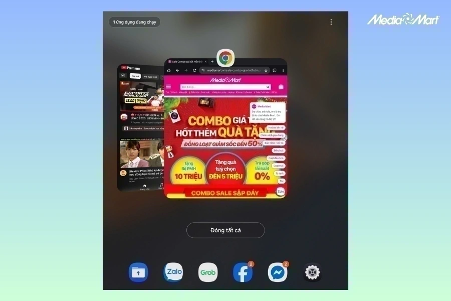 Kích hoạt chế độ chia đôi màn hình trên Galaxy Z Fold7