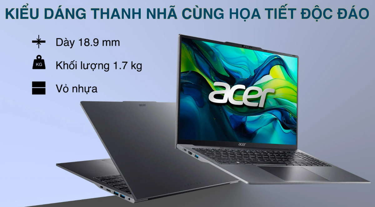 Laptop Acer Aspire Lite AL16-51P-55N7