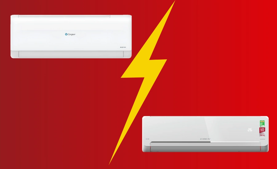 Nên mua điều hòa COEX hay Casper?