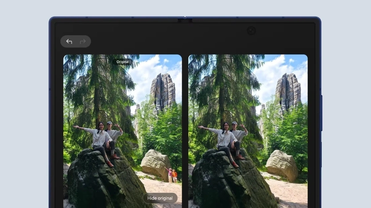 Photo Assist cho phép xem ảnh gốc và ảnh đã chỉnh sửa song song
