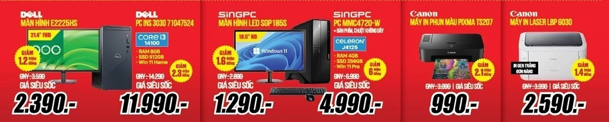 Thiết bị văn phòng, phụ kiện, đồ công nghệ sale giá sốc, giảm đến 50%++
