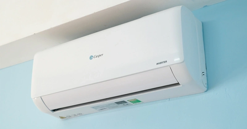 Thiết kế điều hòa Casper tinh tế, mềm mại và dễ tháo lắp nhờ thiết kế EasyCare