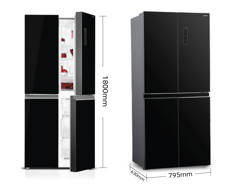 Tủ lạnh 4 cửa Inverter 362L COEX RM-4007MGB dành cho gia đình có nhu cầu thực phẩm lớn