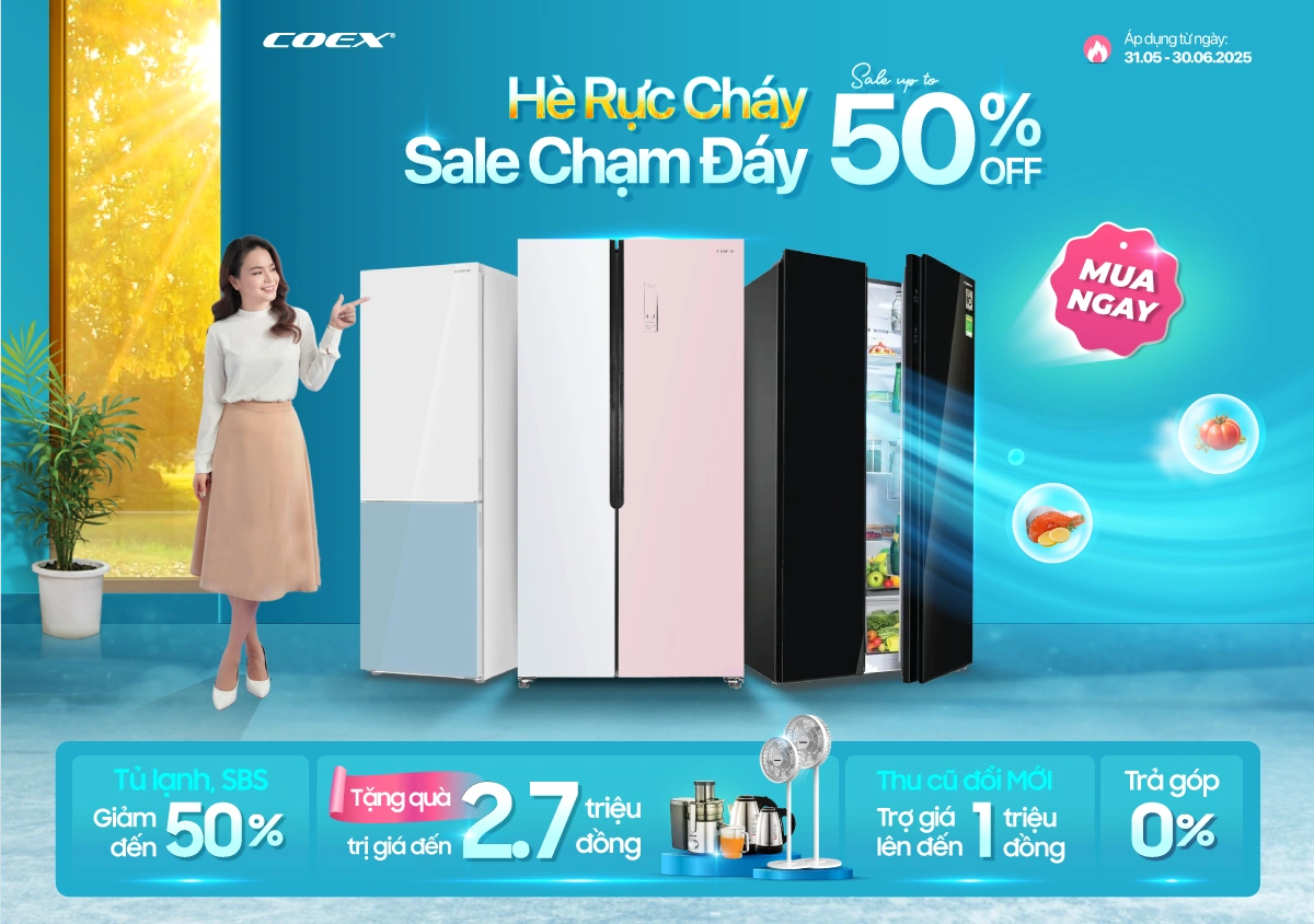 Tủ lạnh giảm giá 40% - Tặng quà trị giá đến 2,69 triệu đồng