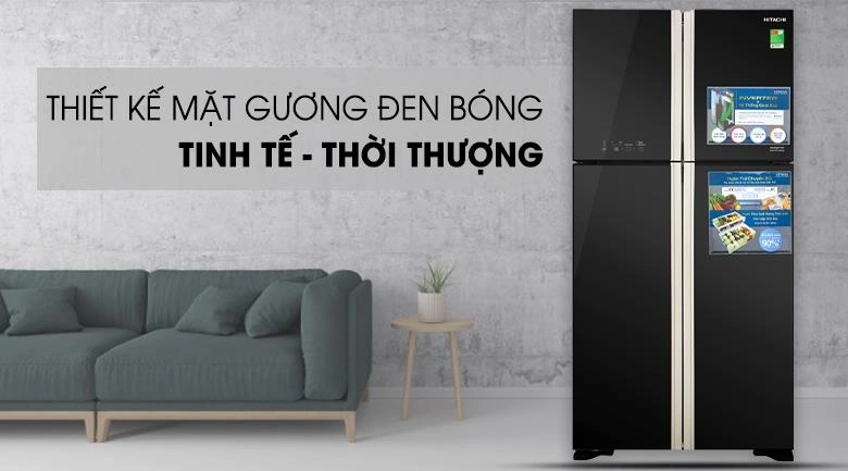 Tủ lạnh Hitachi Inverter 509L FW650PGV8(GBK)