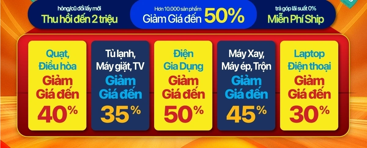 Ưu đãi chương trình Xả hàng hè - Giảm giá tối đa