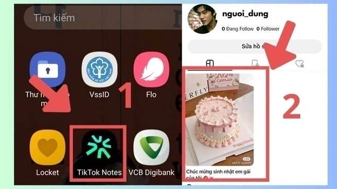 Xóa bài đăng trên TikTok Notes