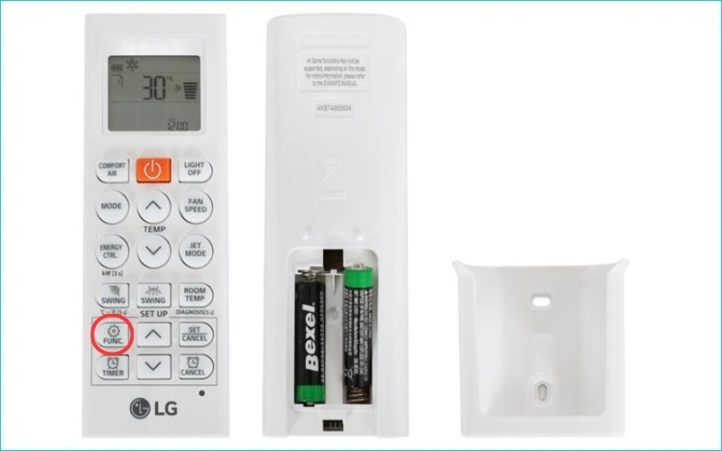 ác chức năng nâng cao với nút FUNC