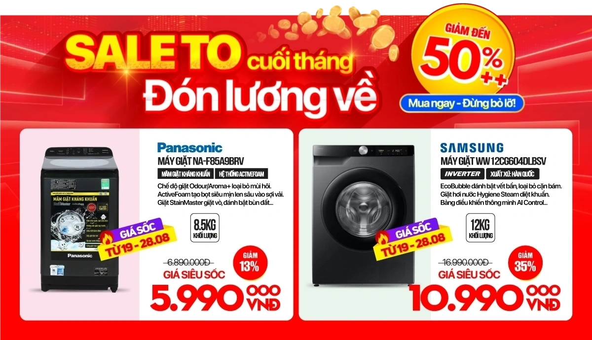 Điện lạnh, điện máy xả hàng hè, giảm tối đa - Điều hòa 9.000BTU chỉ từ 5,49Tr