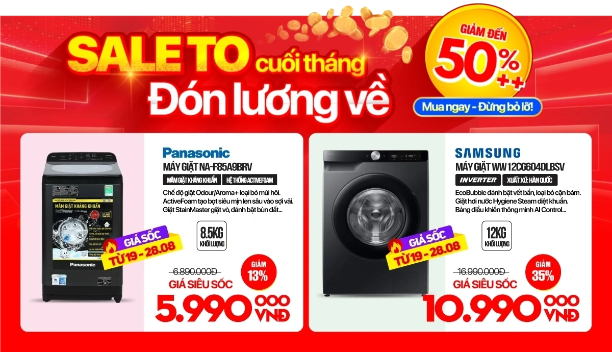 Điện lạnh, điện máy xả hàng hè, giảm tối đa - Điều hòa 9.000BTU chỉ từ 5,49Tr