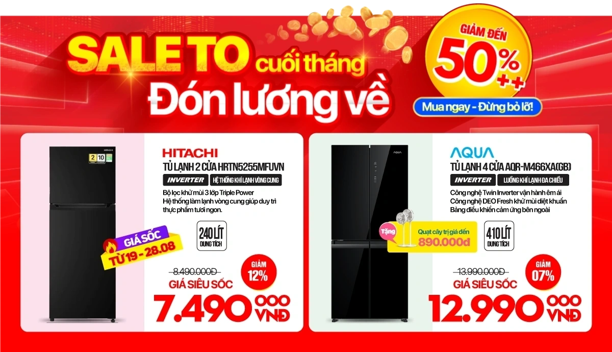 Điện lạnh, điện máy xả hàng hè, giảm tối đa - Điều hòa 9.000BTU chỉ từ 5,49Tr