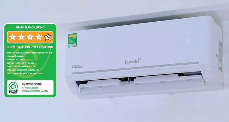 Điều hòa 5 sao là gì? Điều hòa dán nhãn năng lượng 5 sao là gì?