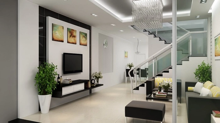 Không nên đặt cây cảnh quá gần tivi