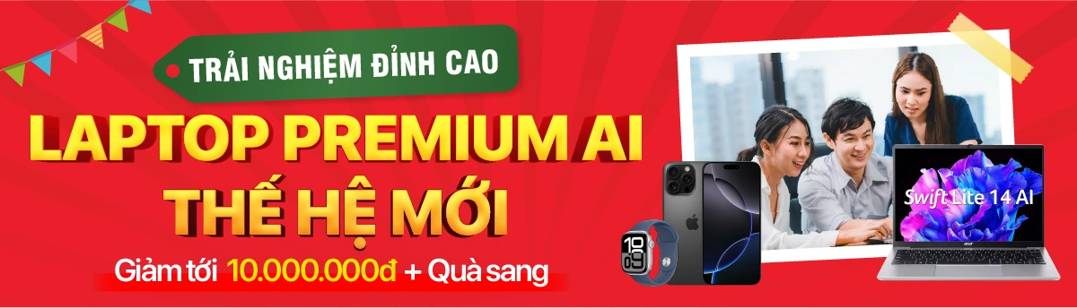 Laptop giá tốt Premium AI thế hệ mới