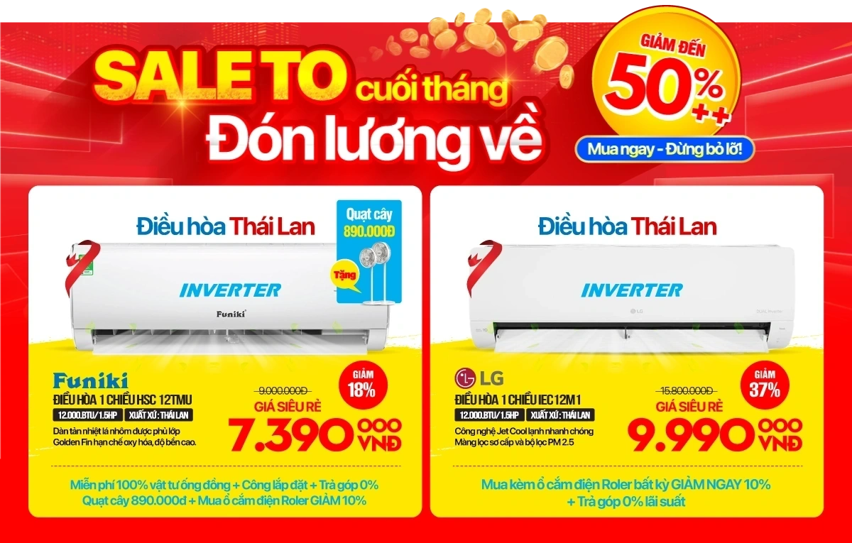 Sale cuối tháng, đón lương về