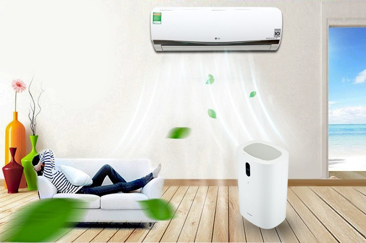So sánh cơ chế hút ẩm của điều hòa với máy lọc không khí
