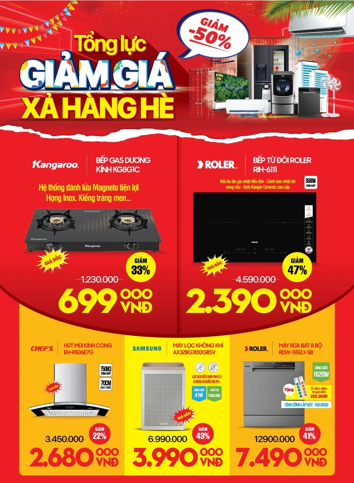 Tổng lực giảm giá, xả hết gia dụng - Giá chỉ từ...