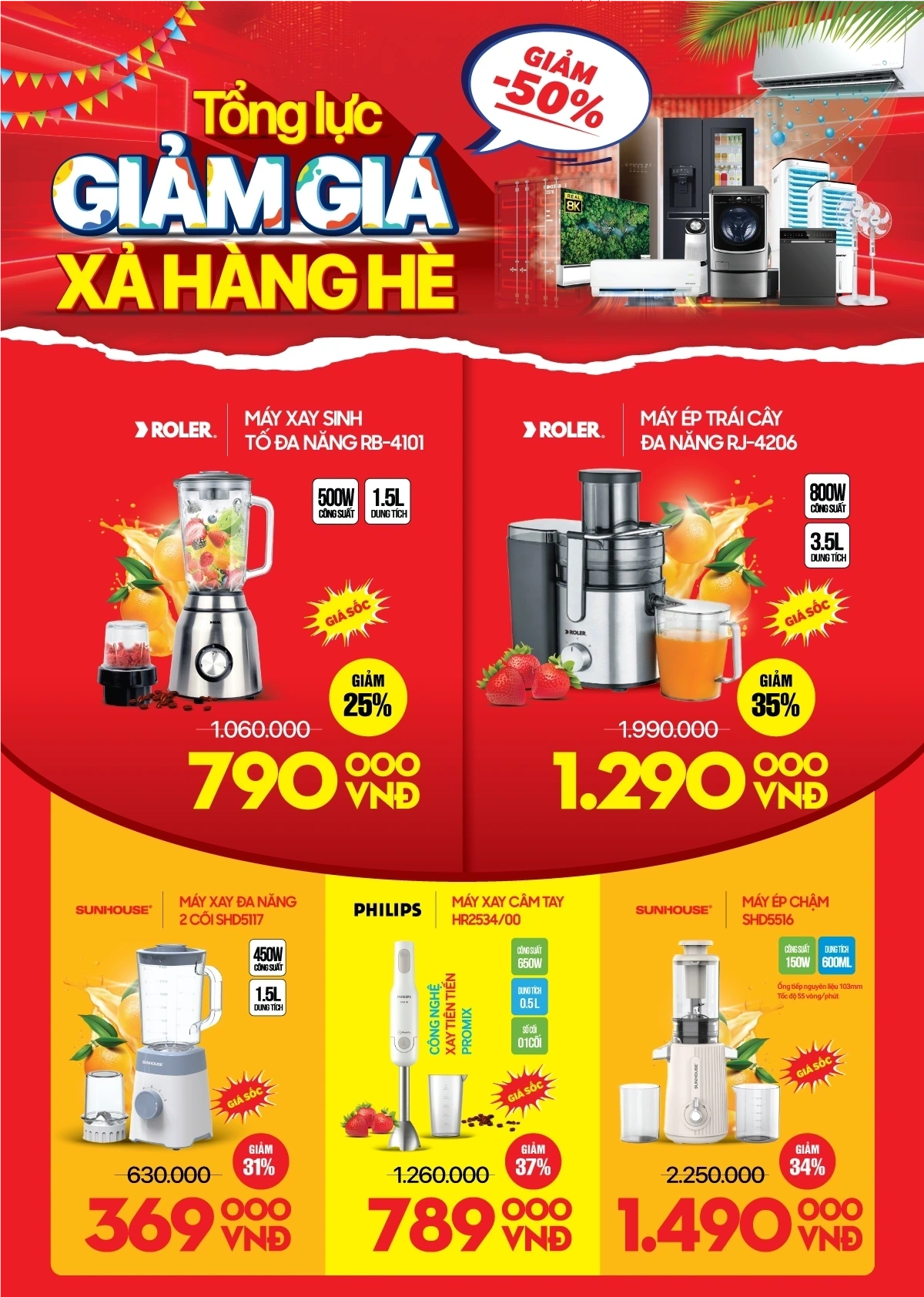 Tổng lực giảm giá, xả hết gia dụng - Giá chỉ từ...