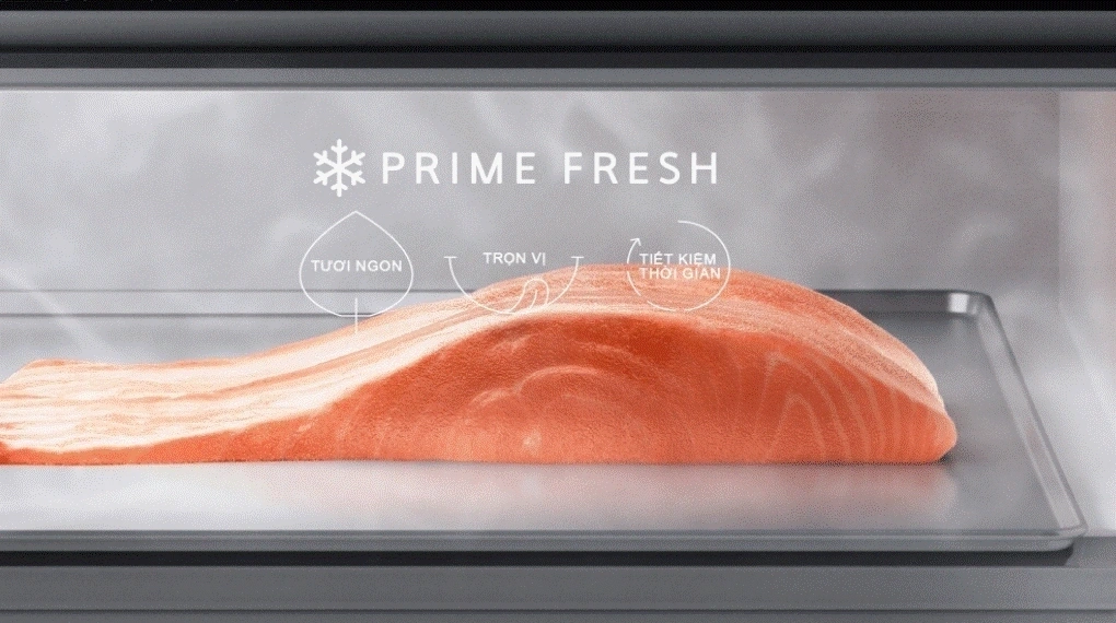 Tủ lạnh Panasonic giúp tiết kiệm thời gian rã đông với Prime Fresh