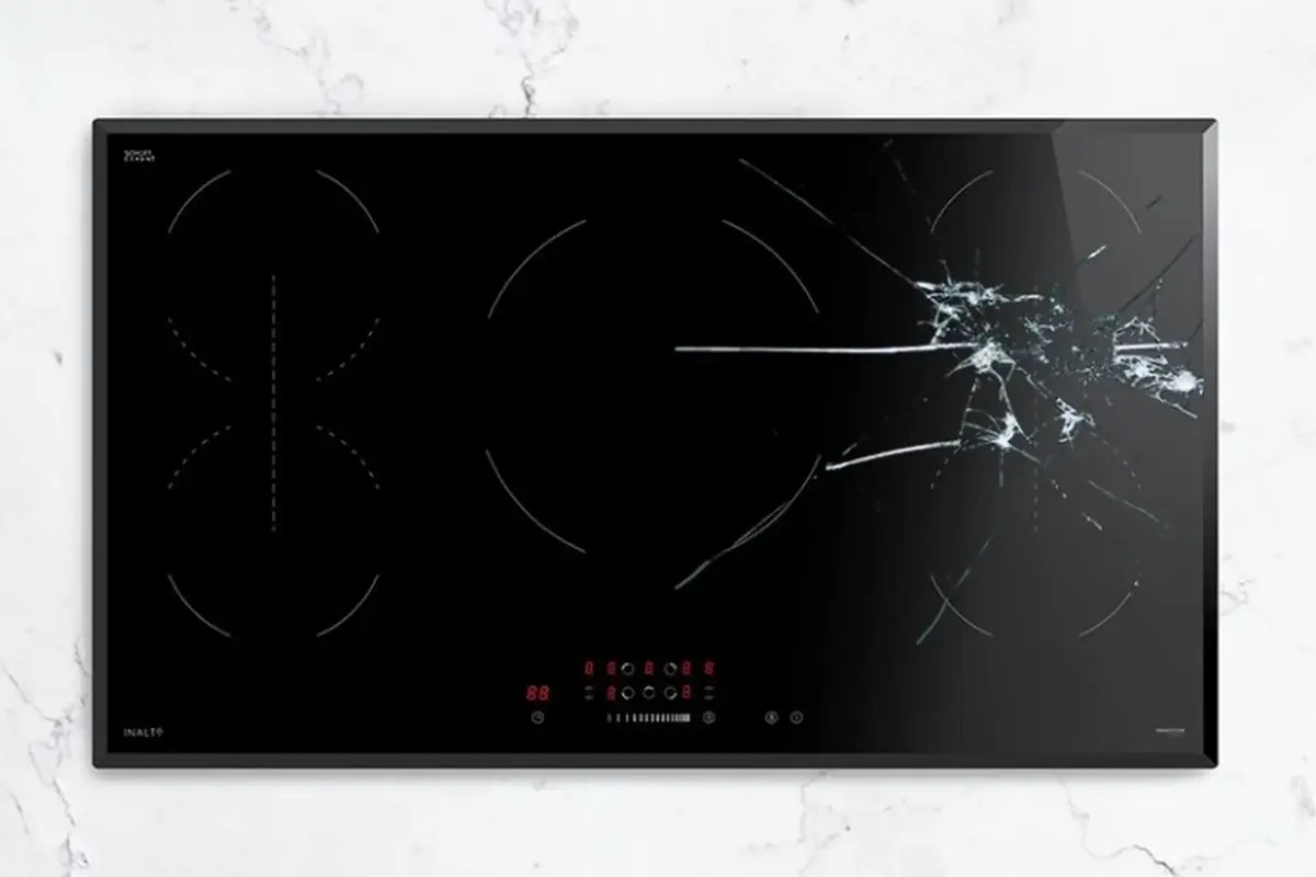 Xử lý khi bếp từ bị cháy, vỡ mặt kính