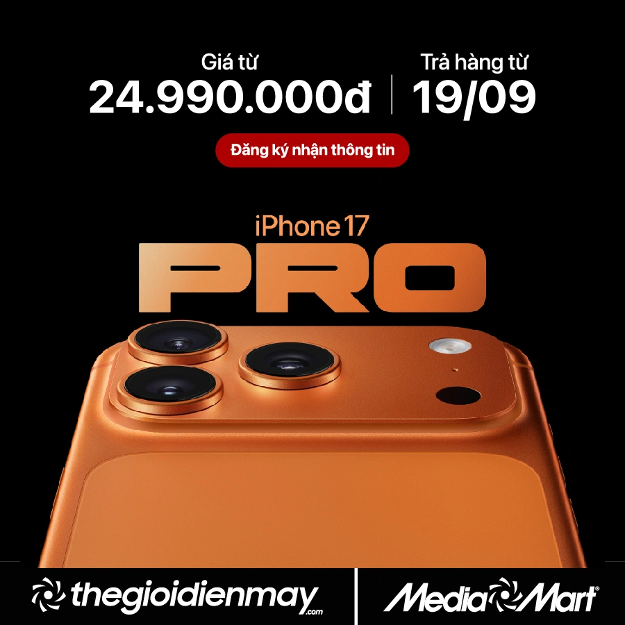 Đăng ký thông tin ngay để có cơ hội sở hữu iPhone 17 Series sớm nhất