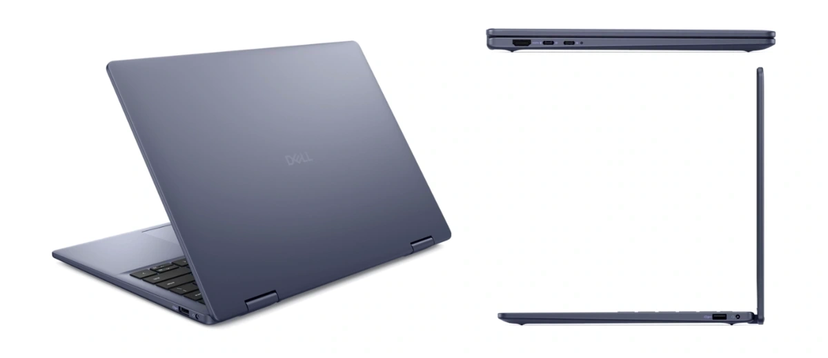 Dell 14 Plus 2in1 có cấu hình lưu trữ đa dạng, tích hợp các cổng kết nối cơ bản