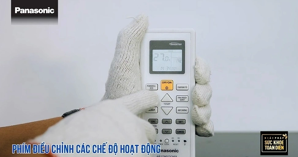 Điều chỉnh các chế độ hoạt động chính