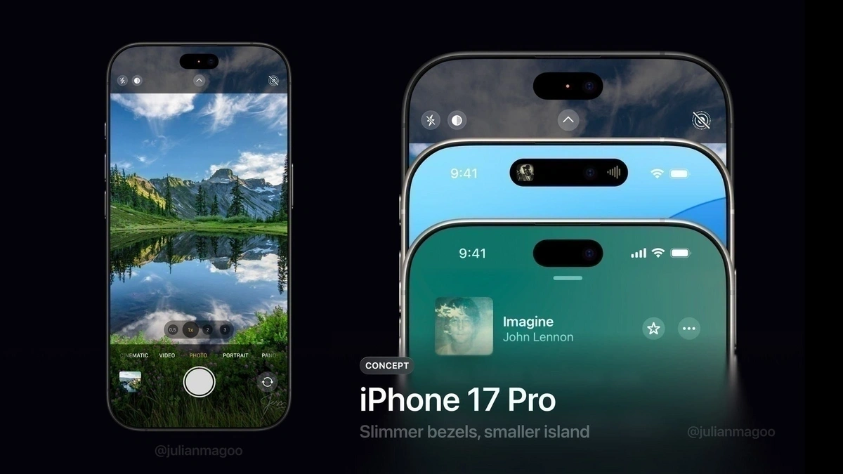 Dynamic Island trên iPhone 17 Series sẽ nhỏ gọn hơn và có thể được đổi tên thành “Smart Island”
