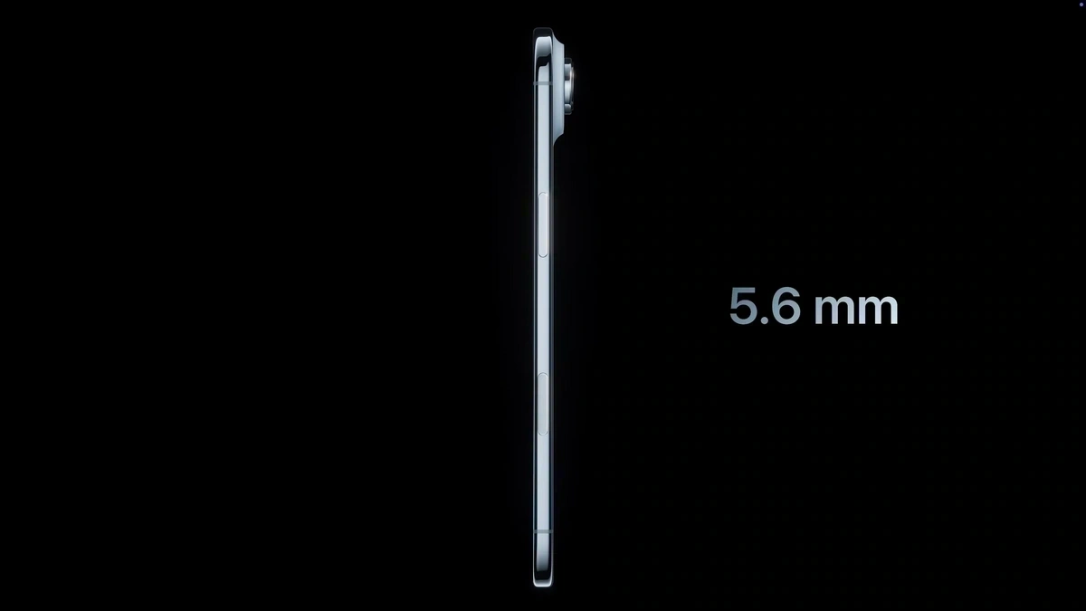 iPhone 17 Air chỉ mỏng 5.6mm
