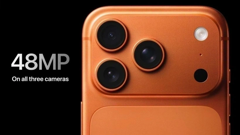 iPhone 17 Pro và iPhone 17 Pro Max: Camera vượt trội với khả năng quay video 8K