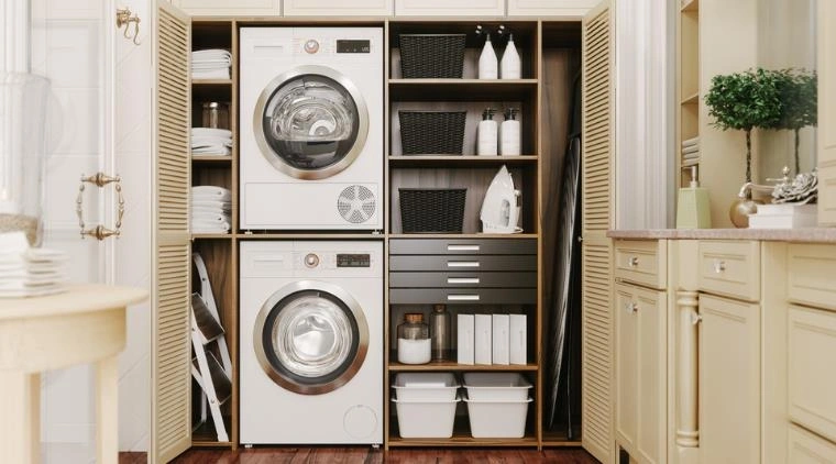 Máy giặt, máy sấy là trợ thủ thiết yếu cho gia đình