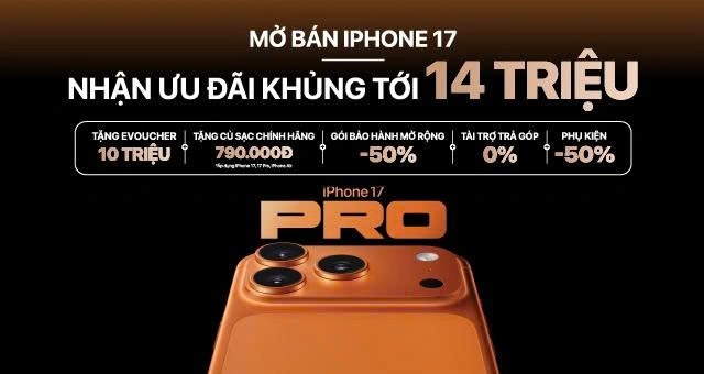 MediaMart mở bán iPhone 17, ưu đãi khủng tới 14 triệu
