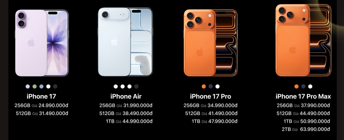 Mở bán iPhone 17 - Nhận ưu đãi khủng tới 14 triệu