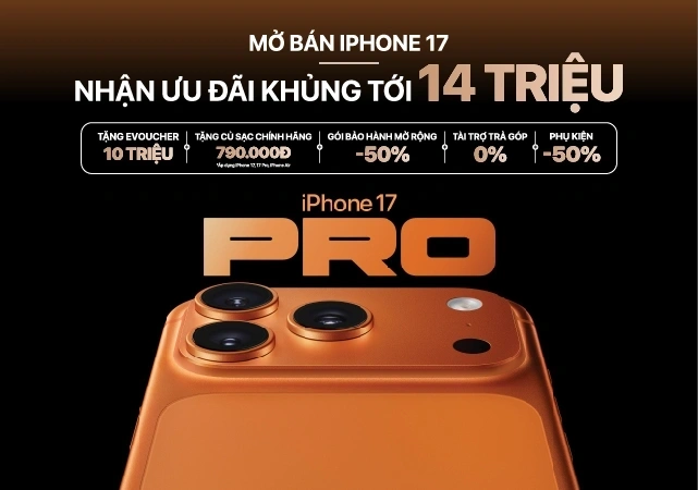Mua ngay iPhone 17 vừa mở bán