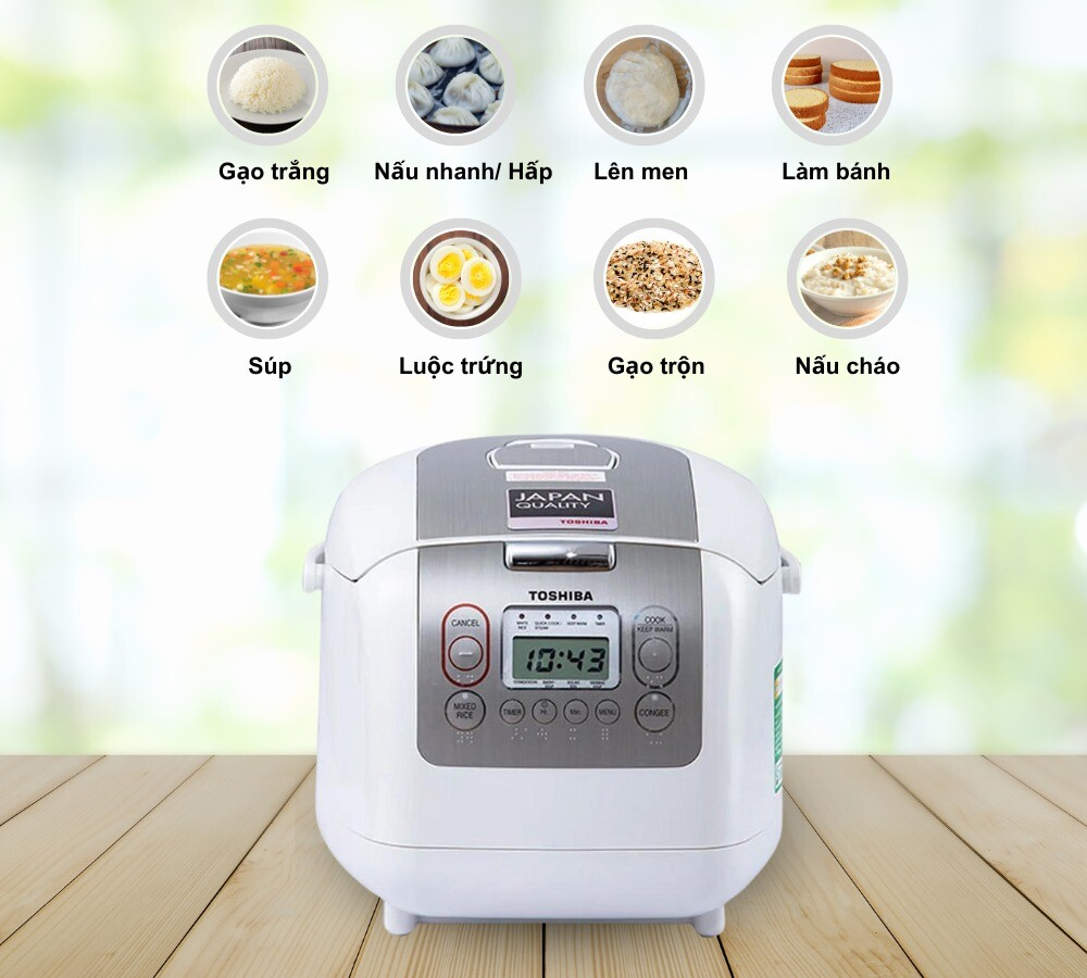 Nồi cơm điện tử 1.8L Toshiba RC-18NTFV(W)