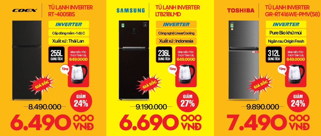 Sắm điện xả hàng hè, giảm giá tối đa 40%