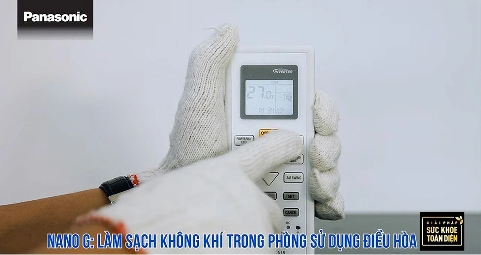 Sử dụng chức năng làm sạch không khí (NANOE G)
