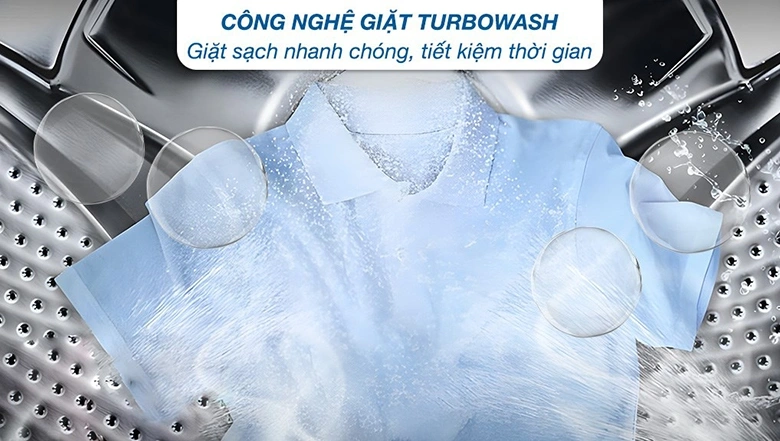 TurboWash™ 3D – Giặt nhanh, sạch vượt trội trong 30 phút