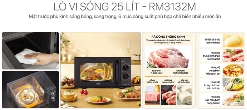 Công suất mạnh mẽ, nấu ăn nhanh chóng