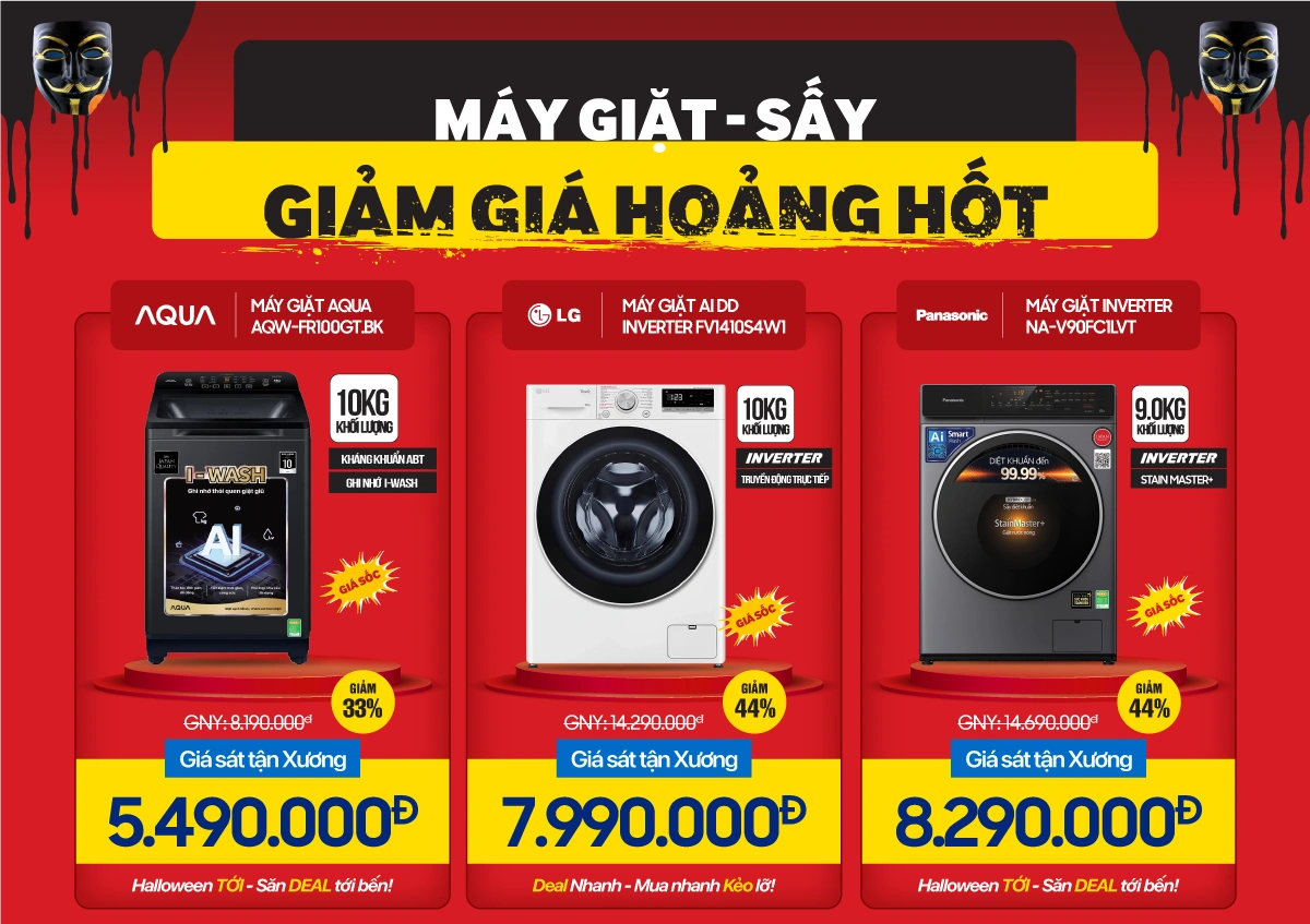 Điện lạnh điện máy giảm hết ga - Chỉ từ 4.990.000Đ