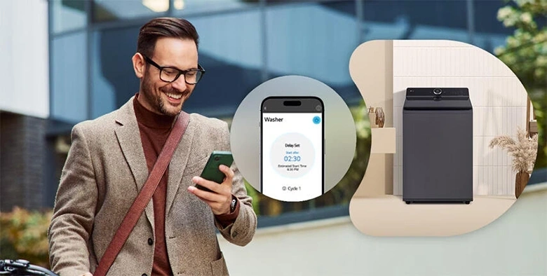 Kết nối thông minh LG ThinQ – Giặt giũ trong tầm tay