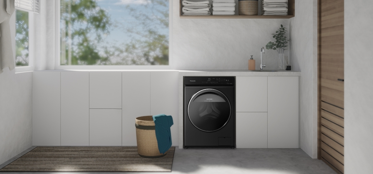 Máy giặt lồng ngang Panasonic Inverter 11.5 kg NA-V115FW1BV