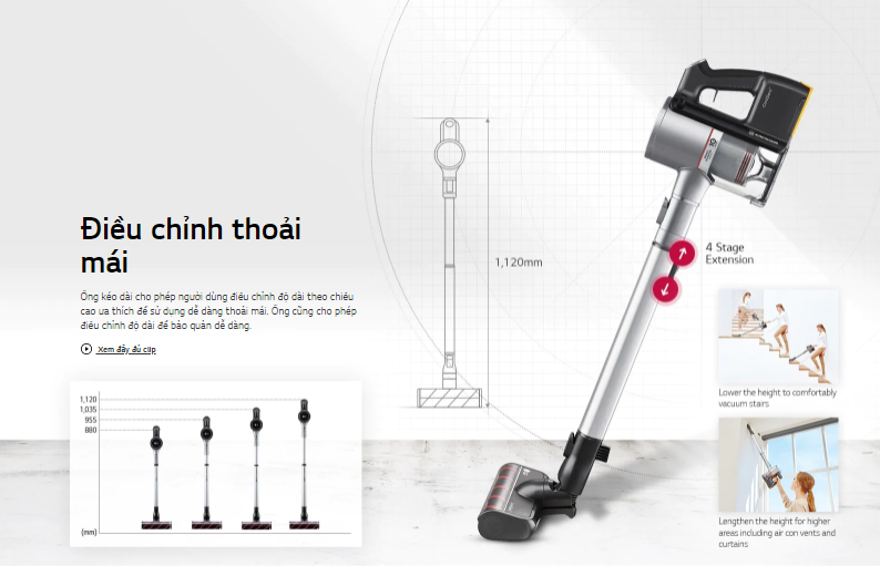 Máy hút bụi cầm tay LG A9N-MAX