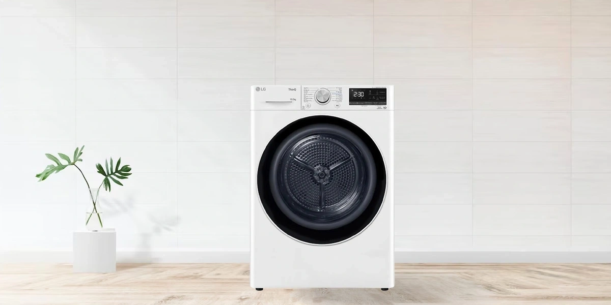 Máy sấy bơm nhiệt Heatpump Inverter LG 10.5Kg DVHP50W