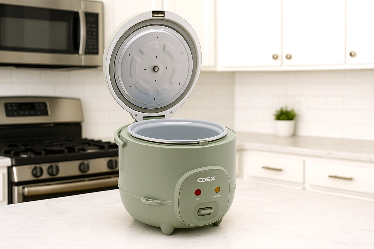 Nồi cơm điện có xửng hấp Coex CR-3472