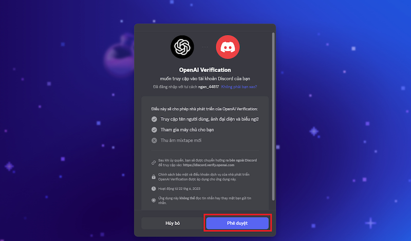 Xác thực tài khoản