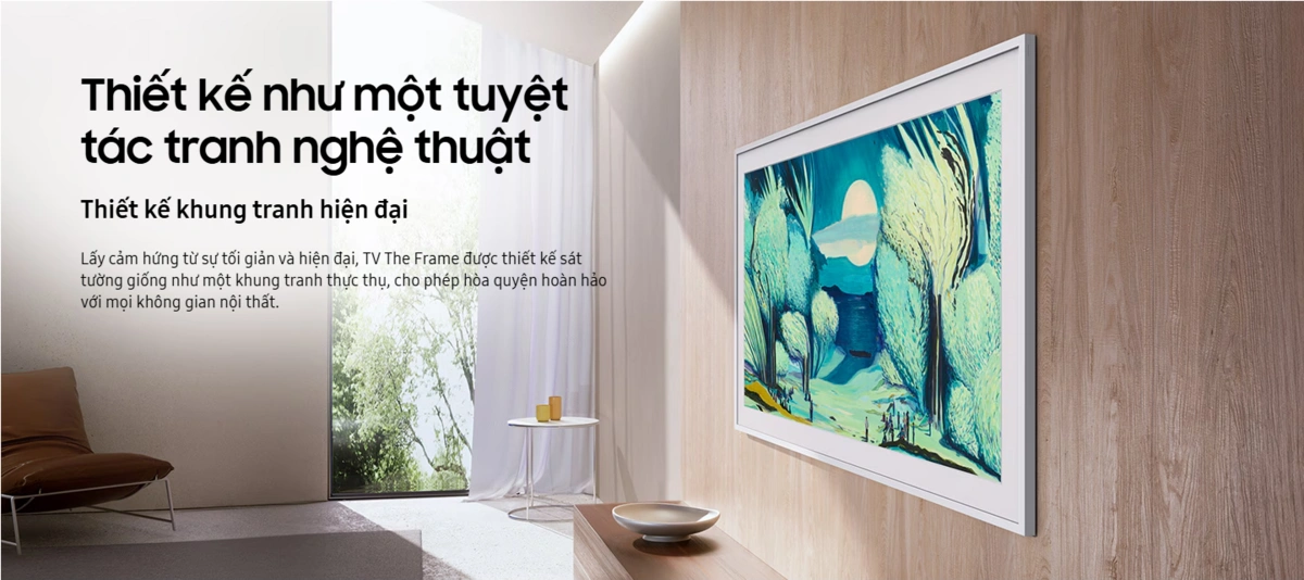 Bật lên là Tivi, tắt đi là tranh nghệ thuật