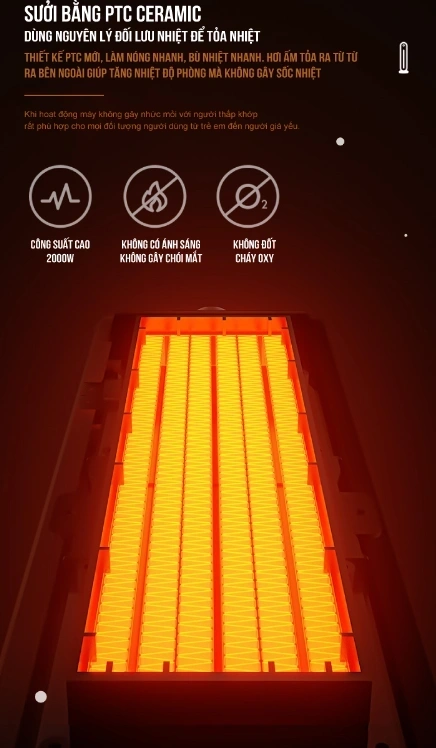 Công nghệ sưởi PTC ceramic