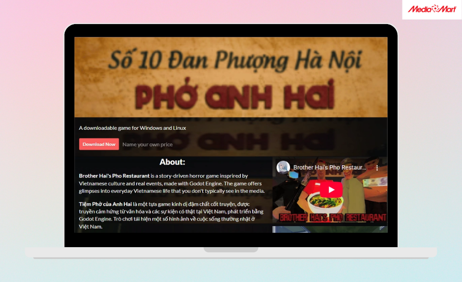 Download game Tiệm Phở Của Anh Hai