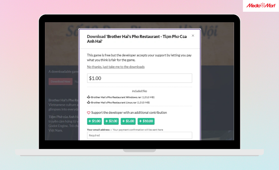 Download game Tiệm Phở Của Anh Hai
